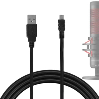 Geekria for Creators Micro USB to USB Microphone Cable 10 ft / 300 CM, Compatible with HyperX QuadCast SAMSON Meteor