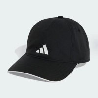 【adidas 愛迪達】帽子 棒球帽 遮陽帽 運動帽 BBALL CAP CLIMA 黑 JN6096(3591)