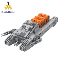 Buildmoc Star Movie Story Imperial TX-225 GAVw "Occupier" Assault Hovertank Military Tank Weapon Building Blocks Toys for Kids