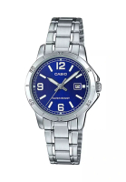 Casio Watches Casio Women's Analog Watch Watch LTP-V004D-2B Stainless Steel Band Ladies Watch