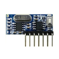 573A 5Pcs RX480-E 433mhz Super Heterodyne Receiver Module EV1527 2262 Encoding Chip