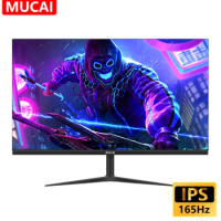 MUCAI 27 Inch PC IPS Monitor 144Hz LCD Display HD 165Hz Desktop Gaming Computer Screen Flat Panel HDMI-compatible/DP
