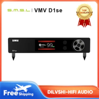 SMSL VMV D1se 9038 PRO DAC DSD512 High-end Audio MQA DSD512 768kHz 32bit XMOS Bluetooth5.0 USB Optical Coaxial RCA Audio decoder