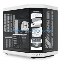 New HYTE Y70 Touch Dual Chamber ATX Mid Tower Modern Aesthetic Case with Integrated 4K LCD Touchscreen