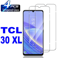 2/4Pcs Tempered Glass For TCL 30 XL 40 SE XL XE 40R 40X 40XL 40XE 405 408 Screen Protector Glass