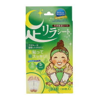 KINOMEGUMI天然樹液足貼 30片-艾草 (綠色)