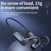 Bone Conduction Earphones Wireless IPX8 Waterproof MP3 Player Hifi Ear-hook Headphone With Mic Headset For Swimming 6