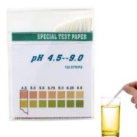 Litmus Paper PH Test Strips For Water 100pcs Full Range 1-14 Ph Indicator Paper Lab Consumables For Canning Fruits Pet Food