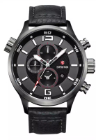 Expedition Expedition Jam Tangan Pria - Black - Leather Strap - 6768 MCLEPBA