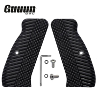 Guuun G10 CZ 75 Grips for Full Size CZ SP-01 OPS Tactical Texture 8 Color Options