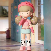 Original Molinta Popcorn Sister Gossip Club Series Blind Box Toy Mystery Box Guess Bag Kawaii Action Figure Doll Model Girl Gift