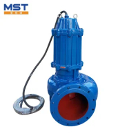 80mm 4kw 5.3HP 40m3/h 16m head Motor power discharge size submersible pump for rain water