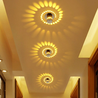 彩色LED壁燈KTV酒吧酒店走廊過道射燈電視背景墻沙發燈客廳牛眼燈