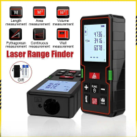 High Precision Laser Rangefinder 40/100M Digital Range Finder LCD Smart Digital Display Lazer Level 