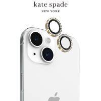【kate spade】iPhone 15 / iPhone 15 Plus 鏡頭晶鑽貼