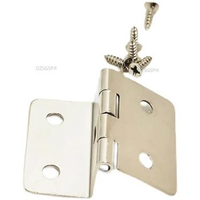 Kitchen Cabinet Door Folded Hinges Furniture Accessories 5 Holes Drawer Hinges for Jewelry Boxes Furniture Fittings