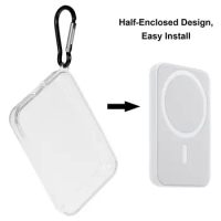 TPU Transparent Cover For IPhone 13 12 Pro Max Magsafe Magnetic For Magsafe Wireless Charger Battery Pack Clear Protective Case