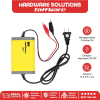 TAFFWARE Charger Aki Mobil Motor Lead Acid 12V 2A - UD11