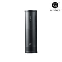 【zeroHero】小銳便攜電動磨豆機-黑色 /鋁合金機身/上調節刻度/雙軸設計/六星不鏽鋼磨芯/先切再磨/磁吸上蓋/手沖/義式/摩卡壺/Type-C充電
