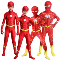 Flash Marvel Superhero Cosplay kostum Bodysuit Jumpsuit untuk kanak-kanak Aldult Halloween karnival parti Cosplay kostum