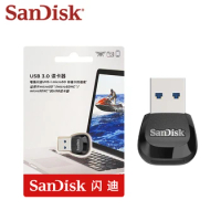 SanDisk Card Reader USB 3.0 UHS-I Reader For Micro SDHC Card Micro SDXC Card For PC