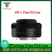 TTArtisan 27mm F2.8 Camera Lens APS-C Auto Focus Light &amp; Small lens For Fuji X Sony E Nikon Z Mount Cameras