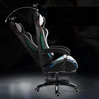 Relaxing Gamer Chair,Multi Color office chair,Lights Computer Chairs,LOL gamer live chair,Swivel Boss Chair