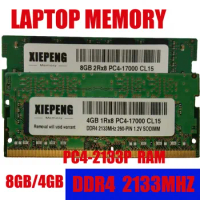 Laptop RAM 8GB 2Rx8 PC4-17000S 2133MHz DDR4 4gb 2133P Memory 8G pc4 17000 Notebook 260-PIN 1.2V SODIMM