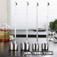 50/100/150ml Steel Kait Sendok Jesendok Takar Bahan Dapur Cair Sendok Sendok Stainless anti drip sao