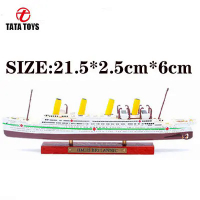 1:1250 RMS Titanic lusitania mauretania normandie britannio France tàu du lịch mô hình Atlas Diecast