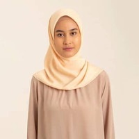 Kami Airy Voile Scarf Plain Hijab Segi Empat Semua Ukuran Ash Grey