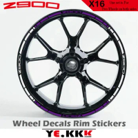 For Kawasaki Z900 Z 900 Z900R 17 Inch Wheel Hub Sticker Decal Z900 Logo Custom Color