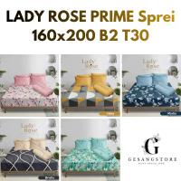 GS Sprei Lady Rose Prime 160 Motif Queen Size 160x200 160x200x30 cm T30