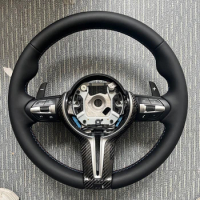 Carbon Fiber Car Steering Wheel For BMW M M3 M5 M6 F01 F02 F06 F07 F10 F11 F12 F13 F30 F32 F80 F91 E90 E91 E92 Car Accessories