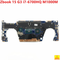 Used LA-C401P For HP ZBook Studio G3 15 G3 Mobil Series Laptop Motherboard I7-6700HQ CPU + M1000M 2GB GPU 840931-601 840931-001