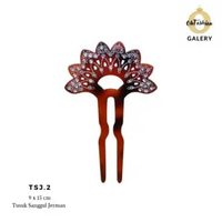 OHFASHION Tusuk Sanggul Jerman Cokelat Tusuk Sanggul Konde Rambut 1 pc 02