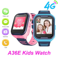 A36E 4G Kids Smart Watch GPS Video Call Phone Watch Waterproof Smartwatch Child Clock GPS PK Q50 Q90 Y95 Student Free shipping