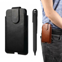 Universal Genuine Leather Phone Case For Nokia C21 Plus G11 G21 X100 G300 T20 G50 XR20 X20 X10 C30 Wallet Waist Bag Phone Pouch