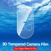 3Pcs 3D Rear Camera Protector Case For Oppo Reno10 Pro Reno 10 Pro+ 5G Back Cover Lens Tempered Glass Appo Reno10Pro Plus 10Pro