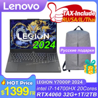Lenovo LEGION Gaming E-Sports Laptop Y7000P 2024 intel i7-14700HX 16/32/64G RAM 1/4TB SSD RTX 4060 8G 16" 2.5K 165Hz Screen