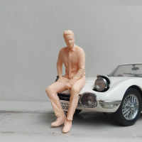 1/18 figure male 007 sitting not diecast autoart kyosho minichamps