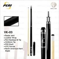 PERI VK SERIES STICK BILLIARD LOW DEFLECTION VK-01 VK-02 VK-03 CUE STICK PLAY BILLIARD SHAFT P20 VK-