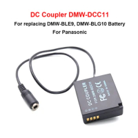 DC Coupler DMW-DCC11 replace DMW-BLE9, DMW-BLG10 Battery for Panasonic camera DMC GF6 GF5 GF3 GX7 S6 S6K GX80 GX85 LX100 ZS110