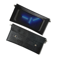 【ekax】輕奢觸控手機包(2色)｜尺寸(225x115mm)｜可搭配雙勾背帶