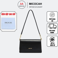 Túi MICOCAH + Hộp Quà (Túi Xách Nữ Chính Hãng MICOCAH Đeo Chéo Đeo Vai 2 Ngăn Chất Da Cao Cấp MC21)