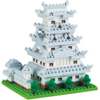 【nanoblock 河田積木】NBH_197 姬路城(新包裝)