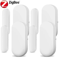 4pcs Tuya Smart Zigbee Door Sensor Window Door Open/Closed Detector Home Alarm Security Protection Smart Life APP