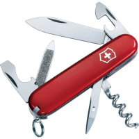 Victorinox Swiss Army Sportsman Pocket Knife (Red), 84 MM