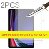 2PCS Glass For Samsung Galaxy Tab S9+ SM-X810 SM-X816B Scratch Proof Tempered Glass Screen Protector