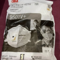 Masker N95 3M 9501V+ Original 100% Earloop Medis bedah